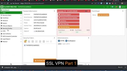 40 – Ssl-Vpn Part 1 – Fortigate Admin Crash Course-1 thumbnail