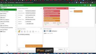 43 – Ipsec Part 1 – Fortigate Admin Crash Course-1 thumbnail
