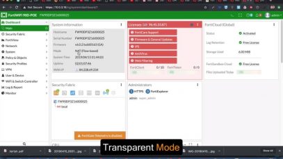 18 – Nat V’s Transparent – Fortigate Admin Crash Course-1