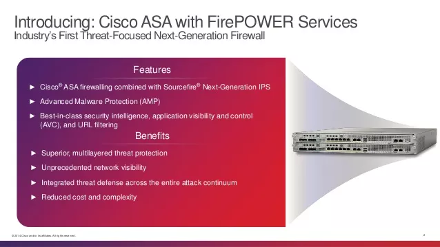 Cisco ASA با سرویس‌های FirePower چیست